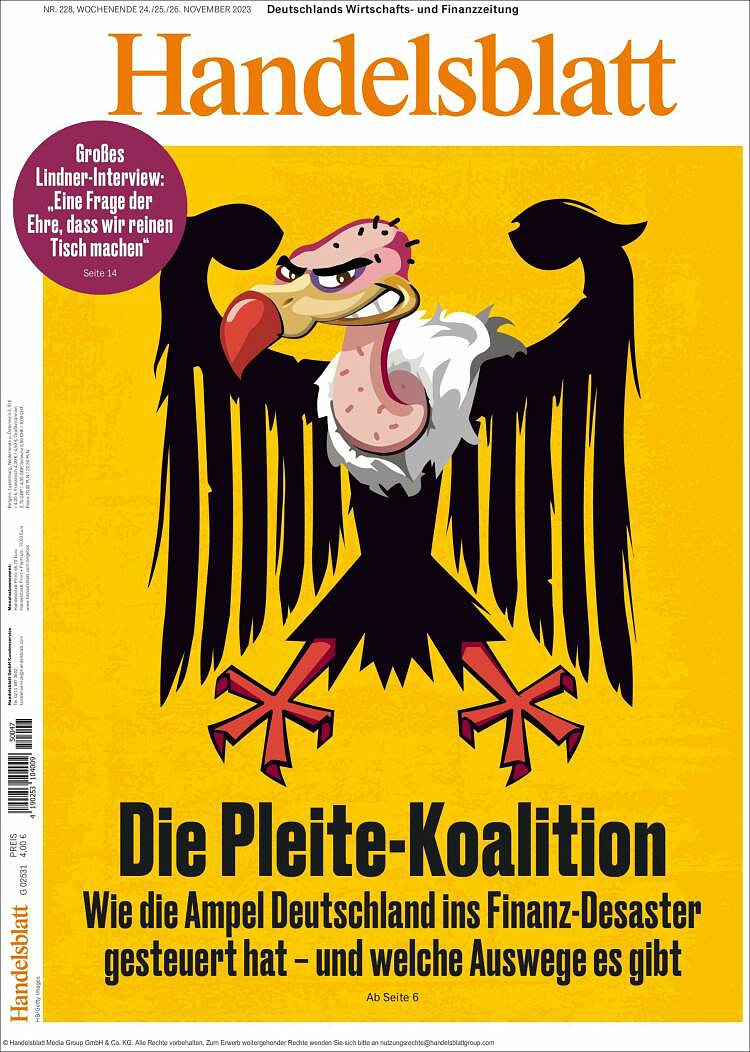 A capa da Handelsblatt.jpg